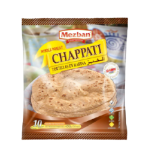 DAWN MEZBAN WHOLE WHEAT CHAPATI (10 PIECES) 全粒粉 チャパティ １０枚入り（ドーン）