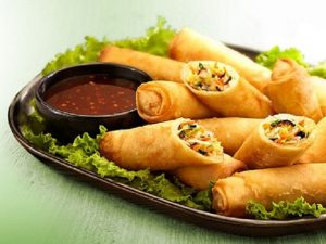 Japan halal vegetable spring rolls